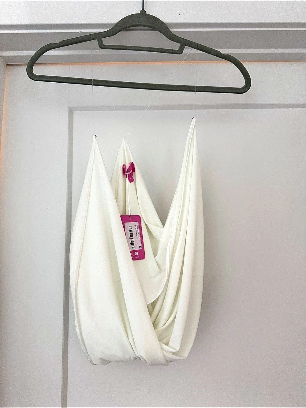 Stylestalker Draped Tank Top in White Size Small NWT